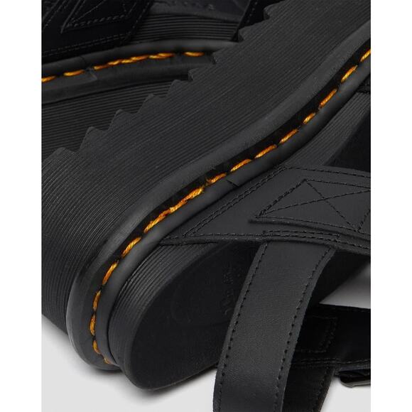 Dr. Martens Voss Womens Leather Strap Platform Sandals - 9 Black - Picture 3 of 5